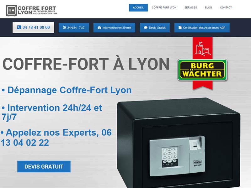 Depannage coffre fort Lyon – Coffre fort Lyon